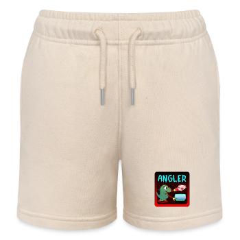 ANGLER - DINOSAURIER KINDER ANGELN - Kinder Organic Joggingshorts Mini Bolter von Stanley/Stella - Natur - Vorne