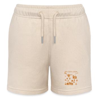 Christkind schwebt über der Stadt alle Jahre - Kinder Organic Joggingshorts Mini Bolter von Stanley/Stella - Natur - Vorne