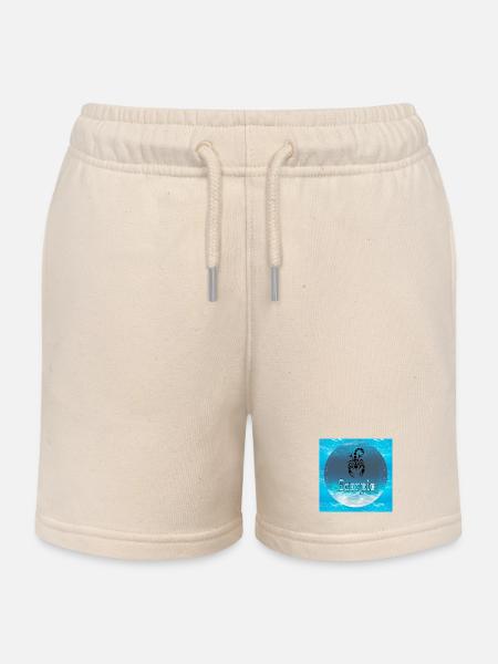 Scorpion - Short de jogging enfant bio Stanley/Stella - écru doux