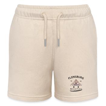 Flensburg Nordertor, so viel mehr als Punkte - Kinder Organic Joggingshorts Mini Bolter von Stanley/Stella - Natur - Vorne