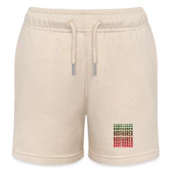 Busfahrer Design - Kinder Organic Joggingshorts Mini Bolter von Stanley/Stella - Natur - Vorne