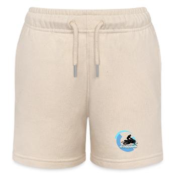 snowmobile - Kids Organic Sweat Shorts by Stanley/Stella - soft Ecru - Front