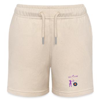 Bogenschießen - Kinder Organic Joggingshorts Mini Bolter von Stanley/Stella - Natur - Vorne