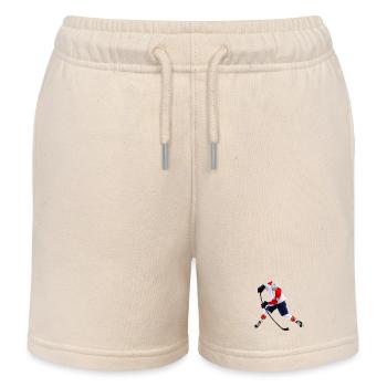 Eishockey - Kinder Organic Joggingshorts Mini Bolter von Stanley/Stella - Natur - Vorne