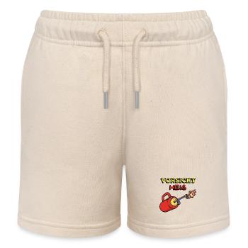 Feuerlöscher Brennen Feuer Feuerwehr Statement - Kinder Organic Joggingshorts Mini Bolter von Stanley/Stella - Natur - Vorne