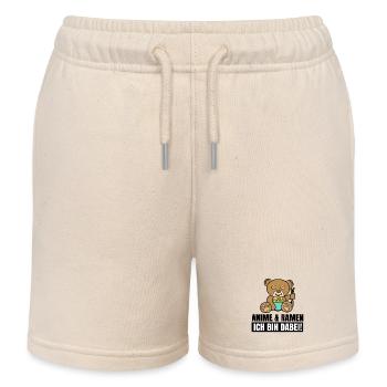 Cool Anime Manga Statement Zeichentrick Popkultur - Kinder Organic Joggingshorts Mini Bolter von Stanley/Stella - Natur - Vorne