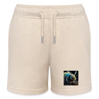Foto Makro Kreatur 04 - Kinder Organic Joggingshorts Mini Bolter von Stanley/Stella - Natur - Vorne
