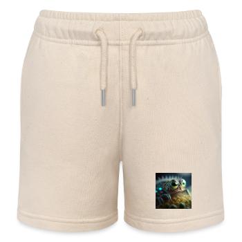 Foto Makro Kreatur 02 - Kinder Organic Joggingshorts Mini Bolter von Stanley/Stella - Natur - Vorne