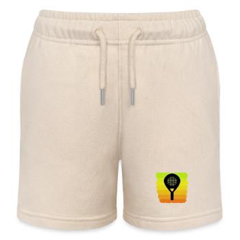 Rückschlag Padel Spieler Fans Schläger Freizeit - Kinder Organic Joggingshorts Mini Bolter von Stanley/Stella - Natur - Vorne