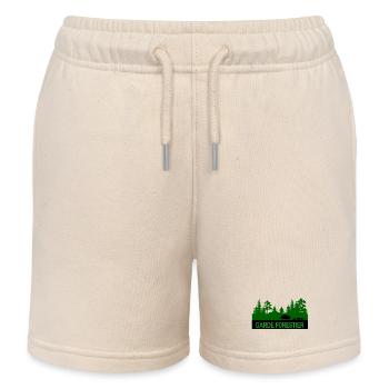 Garde forestier - Short de jogging enfant bio Stanley/Stella - écru doux - Devant