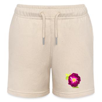 Purple Rose - Gemälde - Kinder Organic Joggingshorts Mini Bolter von Stanley/Stella - Natur - Vorne