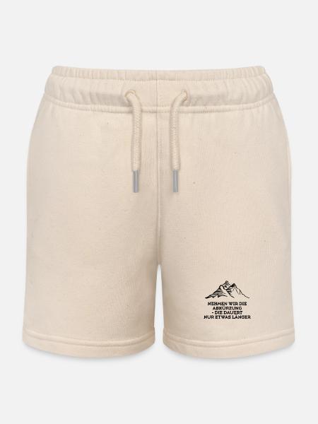 Lustige Sprüche Wandern Wanderwege Naturliebhaber - Kinder Organic Joggingshorts Mini Bolter von Stanley/Stella - Natur