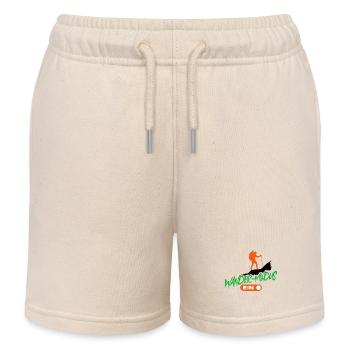 Gipfelkreuz Wandern Wanderung Bergsteigen Spruch - Kinder Organic Joggingshorts Mini Bolter von Stanley/Stella - Natur - Vorne