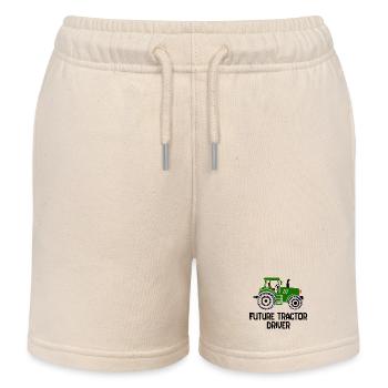 Nutzfahrzeug Traktor Statement Landwirtschaft Feld - Kinder Organic Joggingshorts Mini Bolter von Stanley/Stella - Natur - Vorne