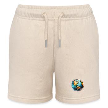 Globus in Bewegung - Kinder Organic Joggingshorts Mini Bolter von Stanley/Stella - Natur - Vorne