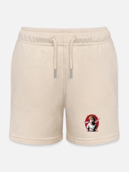 ARGH 01 - Short de jogging enfant bio Stanley/Stella - écru doux
