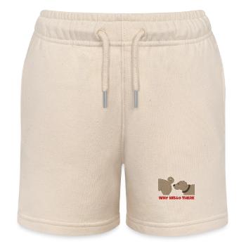 Haustiere Hund Statement Kuscheltier Heimtier - Kinder Organic Joggingshorts Mini Bolter von Stanley/Stella - Natur - Vorne