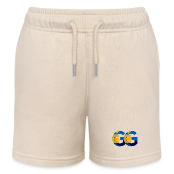 Gégé - Short de jogging enfant bio Stanley/Stella - écru doux - Devant