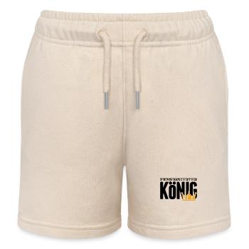 Ruhestand Statement Pensionär Auszeit Abschied - Kinder Organic Joggingshorts Mini Bolter von Stanley/Stella - Natur - Vorne