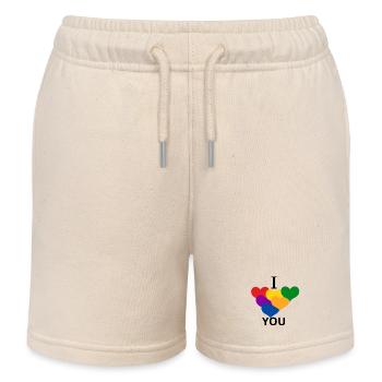 LIEBE DICH 1 - Kinder Organic Joggingshorts Mini Bolter von Stanley/Stella - Natur - Vorne