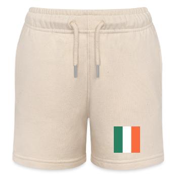 Zeigen Sie Farbe – Irland - Kinder Organic Joggingshorts Mini Bolter von Stanley/Stella - Natur - Vorne