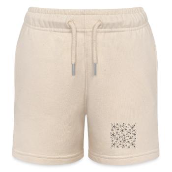 Spinnen muster, halloween outfits, animal prints - Kinder Organic Joggingshorts Mini Bolter von Stanley/Stella - Natur - Vorne