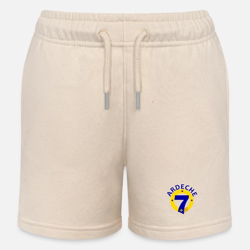 Ardèche - Short de jogging enfant bio Stanley/Stella - écru doux
