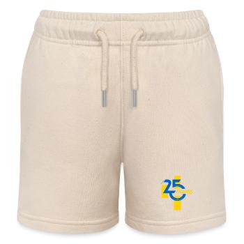 Doubs - Short de jogging enfant bio Stanley/Stella - écru doux - Devant
