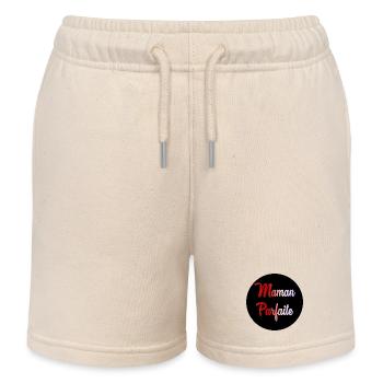 MOTHER'S DAY. HAPPY MOTHER'S DAY - Kids Organic Sweat Shorts by Stanley/Stella - soft Ecru - Front