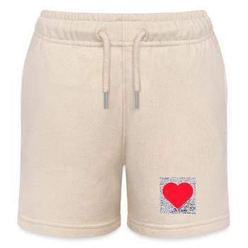 COEUR - Short de jogging enfant bio Stanley/Stella - écru doux - Devant