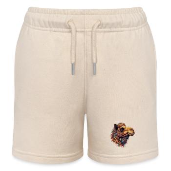 Chameau - Short de jogging enfant bio Stanley/Stella - écru doux - Devant