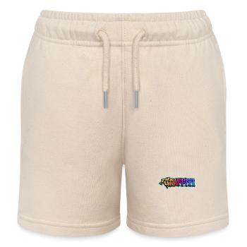 Graffiti Spruch Zeichnen Illustration Street Art - Kinder Organic Joggingshorts Mini Bolter von Stanley/Stella - Natur - Vorne