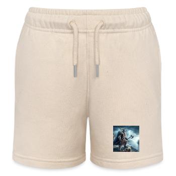 Guerrier viking - Short de jogging enfant bio Stanley/Stella - écru doux - Devant