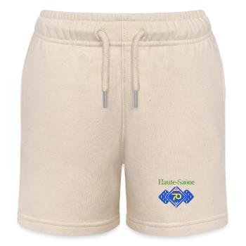 Haute-Saône - Short de jogging enfant bio Stanley/Stella - écru doux - Devant