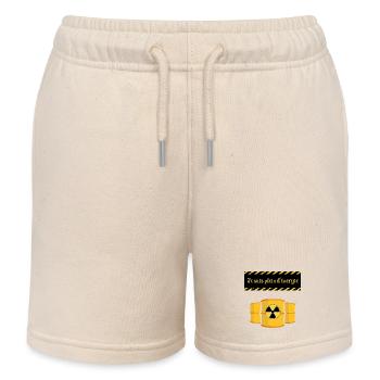 I'm full of energy - Kids Organic Sweat Shorts by Stanley/Stella - soft Ecru - Front