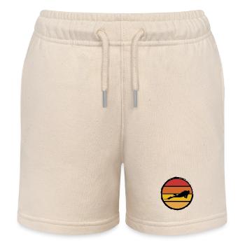 Diver in the sun - Kinder Organic Joggingshorts Mini Bolter von Stanley/Stella - Natur - Vorne