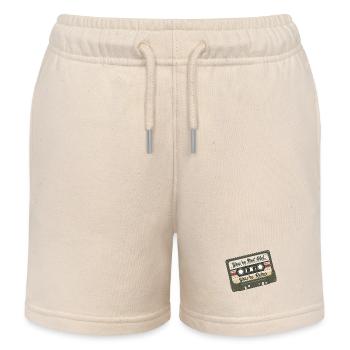 You're Not Old You're Retro Classic Cassette Tape - Kinder Organic Joggingshorts Mini Bolter von Stanley/Stella - Natur - Vorne