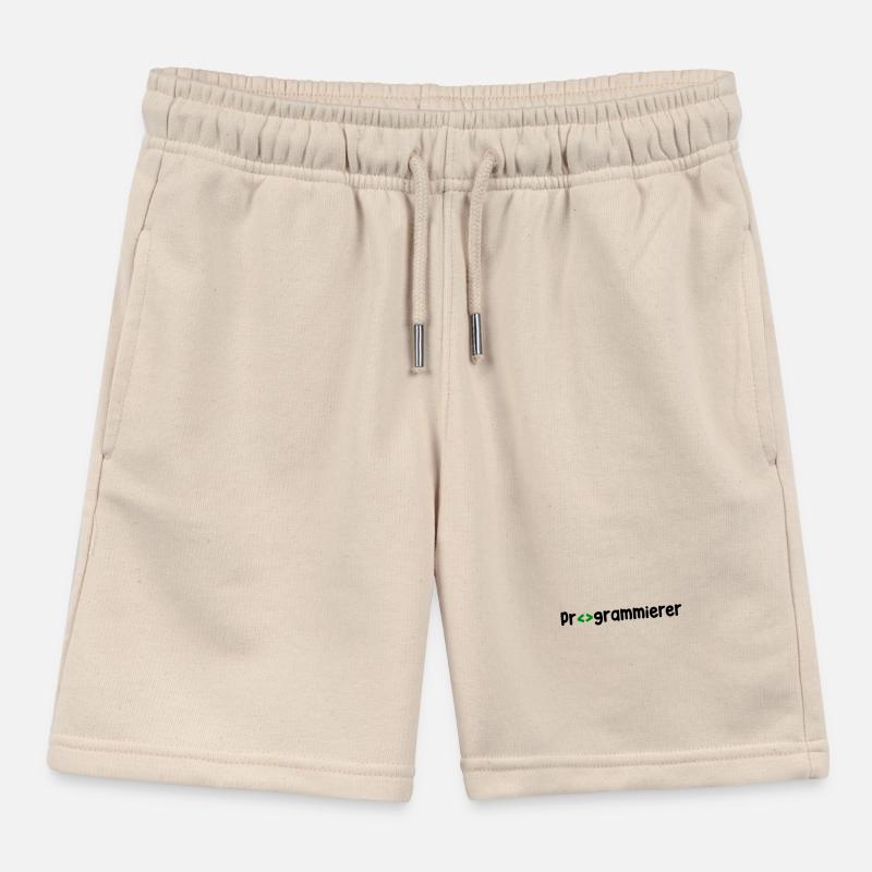 Programmer, Developer, Web Developer, Scripting Kids Organic Sweat Shorts by Stanley/Stella