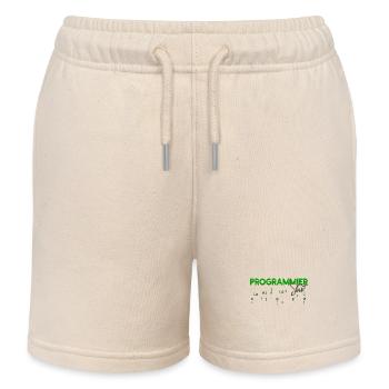 Programmeur Développeur Code Statement Scripting - Short de jogging enfant bio Stanley/Stella - écru doux - Devant