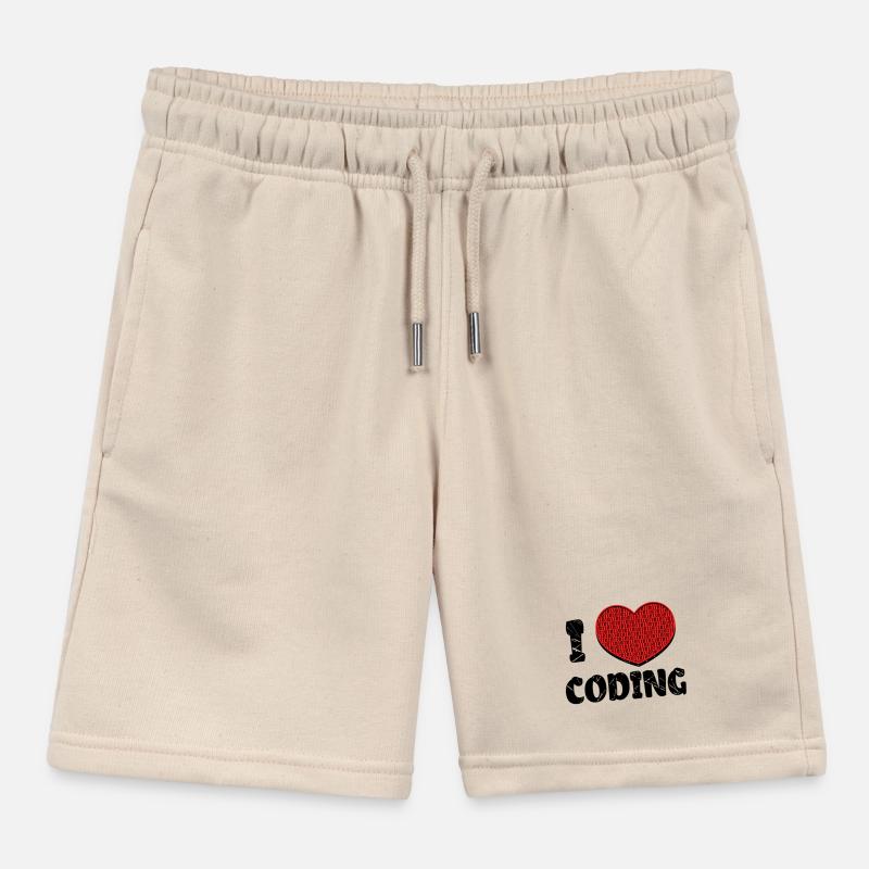 Script de code Debug Heart Statement Short de jogging enfant bio Stanley/Stella