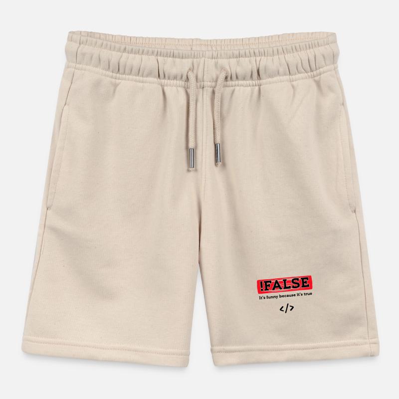 Code Debug Programmierer Developer Lustige Sprüche Kinder Organic Joggingshorts Mini Bolter von Stanley/Stella