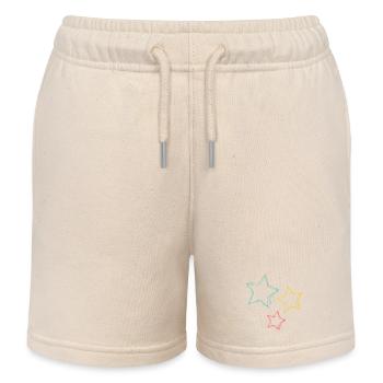 STERN. STERN. STERNE. FEST. JAHRESTAG. WEIHNACHTEN - Kinder Organic Joggingshorts Mini Bolter von Stanley/Stella - Natur - Vorne