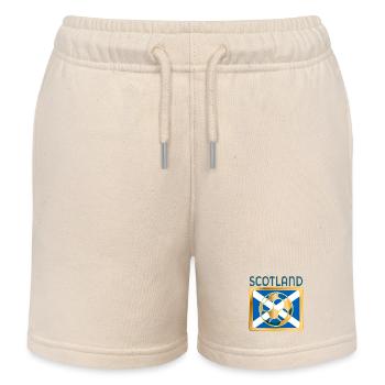 FUSSBALL FUSSBALL SCHOTTLAND - Kinder Organic Joggingshorts Mini Bolter von Stanley/Stella - Natur - Vorne