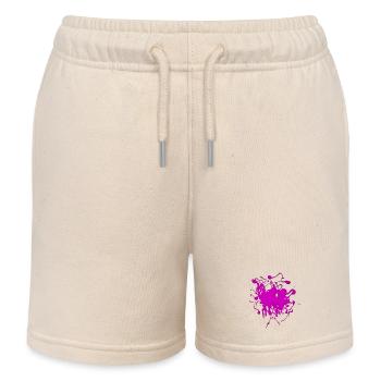 Pink.Splash - Kinder Organic Joggingshorts Mini Bolter von Stanley/Stella - Natur - Vorne