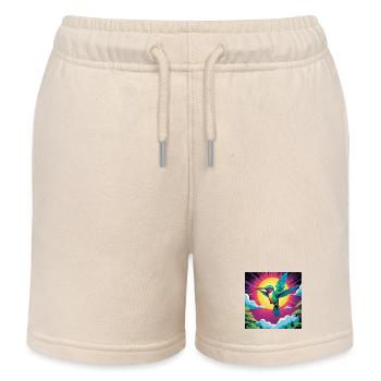 Colibri - Short de jogging enfant bio Stanley/Stella - écru doux - Devant
