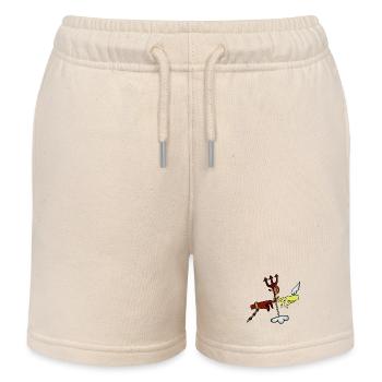 Die Gegensätze treffen aufeinander! - Kinder Organic Joggingshorts Mini Bolter von Stanley/Stella - Natur - Vorne