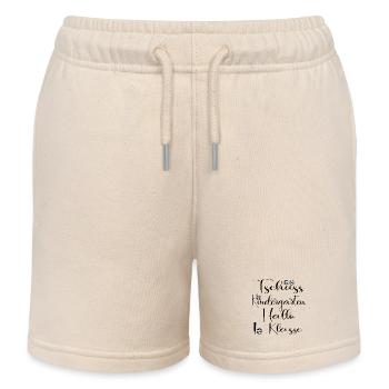 Tschüss Kindergarten - Hallo 1 Klasse - Kinder Organic Joggingshorts Mini Bolter von Stanley/Stella - Natur - Vorne