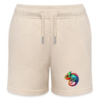 Chamäleon - Kinder Organic Joggingshorts Mini Bolter von Stanley/Stella - Natur - Vorne
