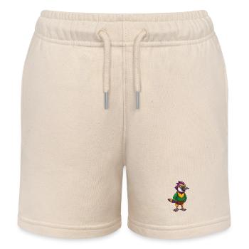Jay Bird Lustige Kawaii Cartoon Figur Clipart - Kinder Organic Joggingshorts Mini Bolter von Stanley/Stella - Natur - Vorne
