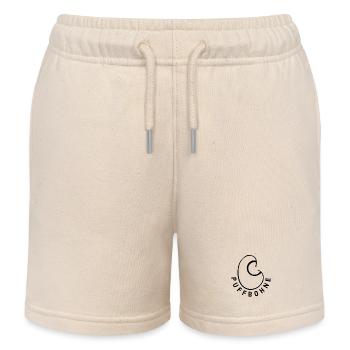 Puffbohne Erfurt - Kinder Organic Joggingshorts Mini Bolter von Stanley/Stella - Natur - Vorne